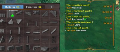 Build quest marker