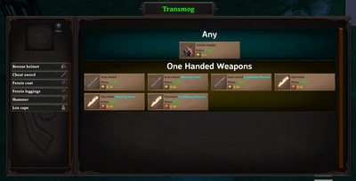 The result — the weapon now looks like the trophy